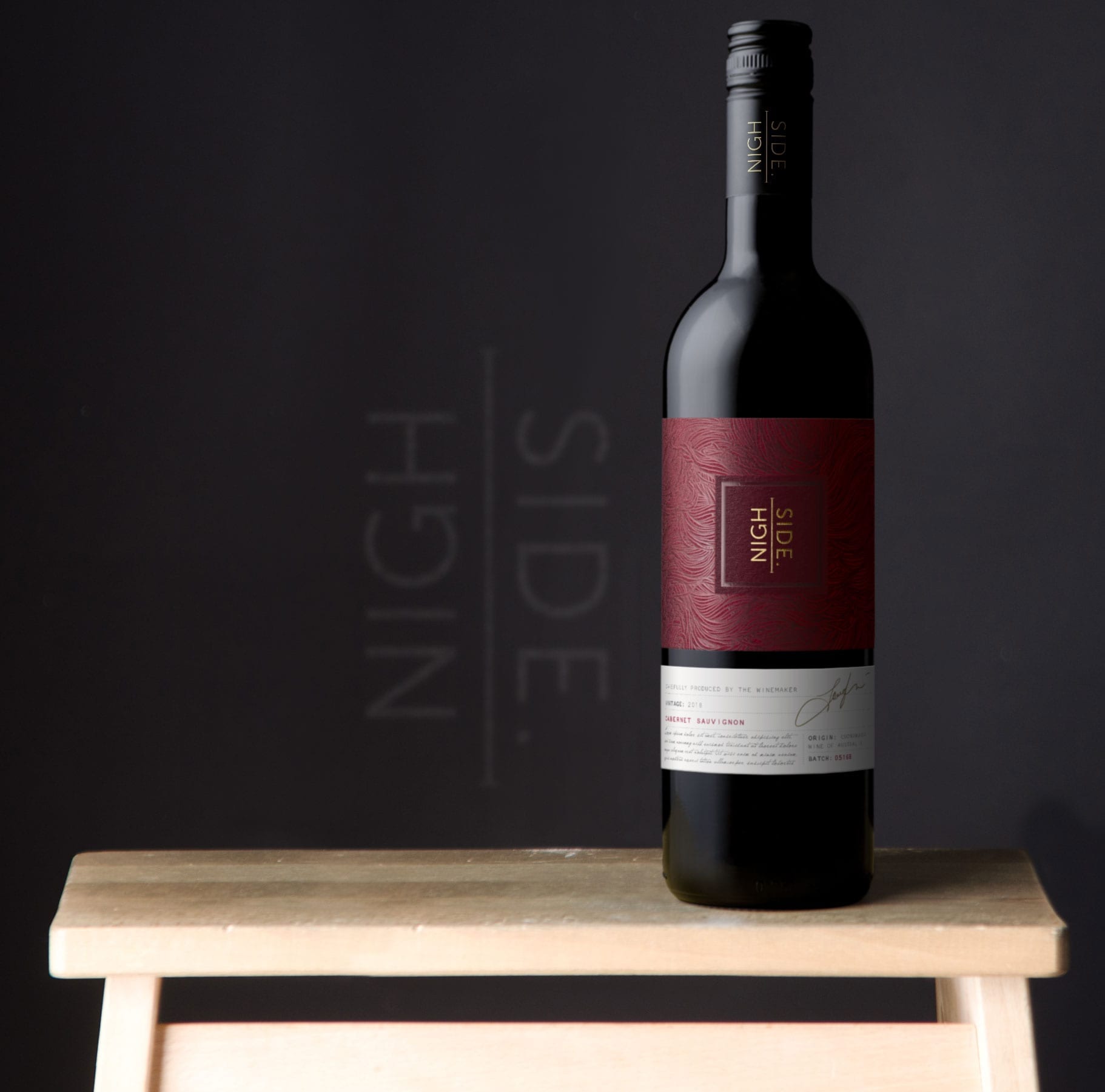 Off the Shelf private wine  label design  concepts for the 